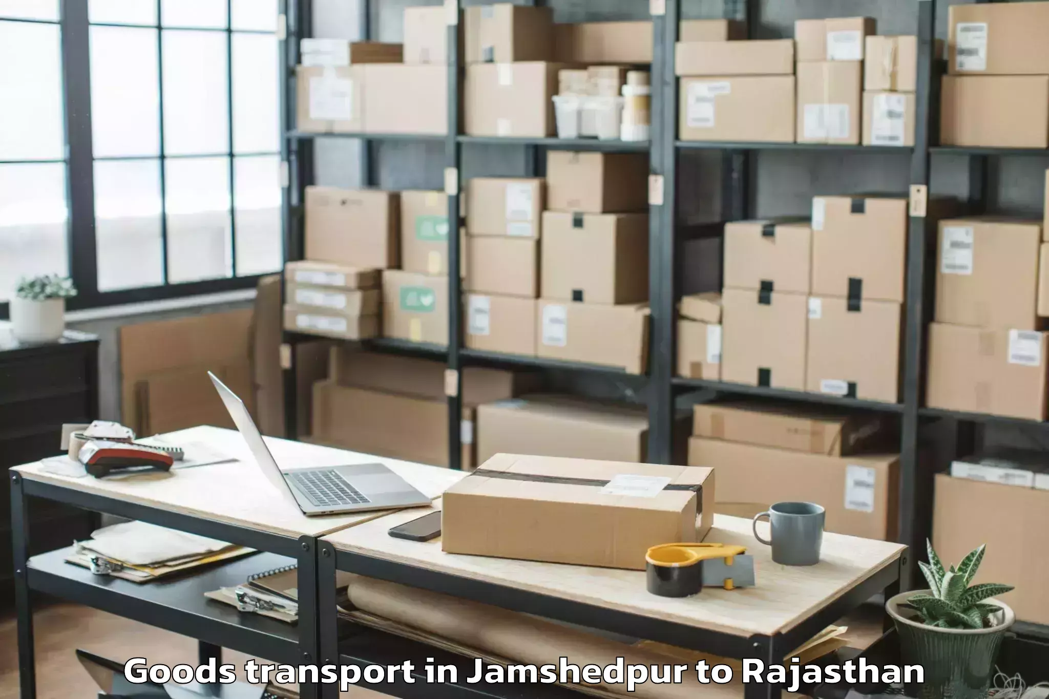 Easy Jamshedpur to Danta Ramgarh Goods Transport Booking